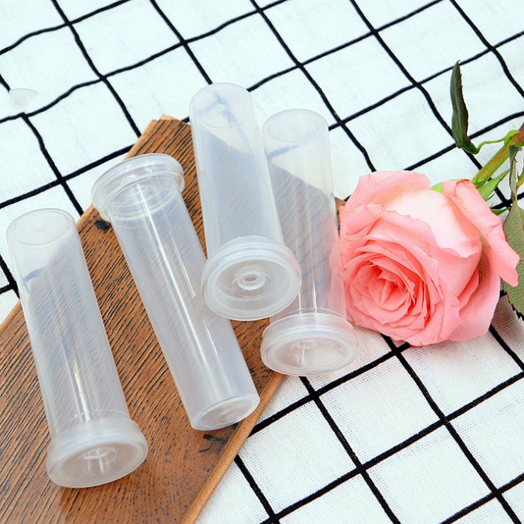 Transparent plastic flower water storage flower cultivation pipe