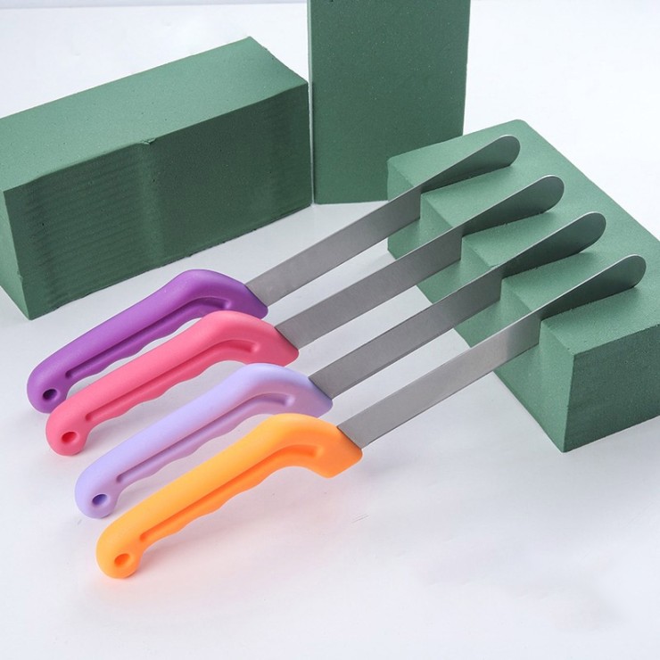 Multi purpose portable gardening bouquet tool flower mud knife