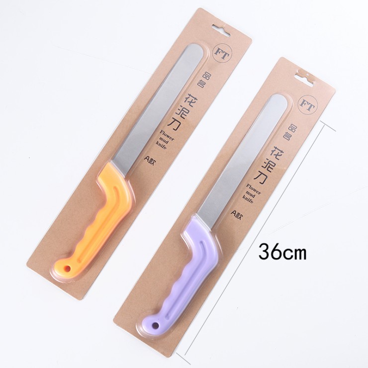 Multi purpose portable gardening bouquet tool flower mud knife